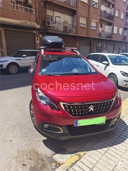 Rojo Usado 2018 Peugeot 2008 Style SUV | 11.990 € (Precio justo) - Imagen 1/4