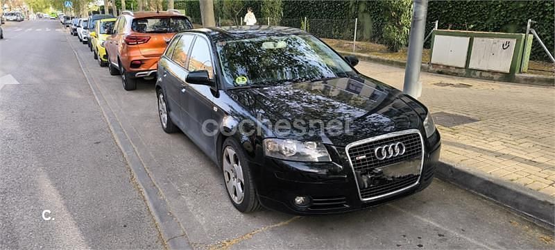 Usado Audi A3 Ambiente 170 CV (125 kW) 2007 Negro Utilitario