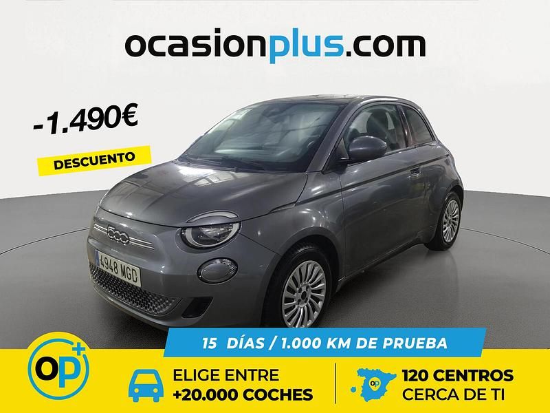 Gris Usado 2023 Fiat 500e Utilitario | 16.390 € (Precio justo) - Imagen 1/4
