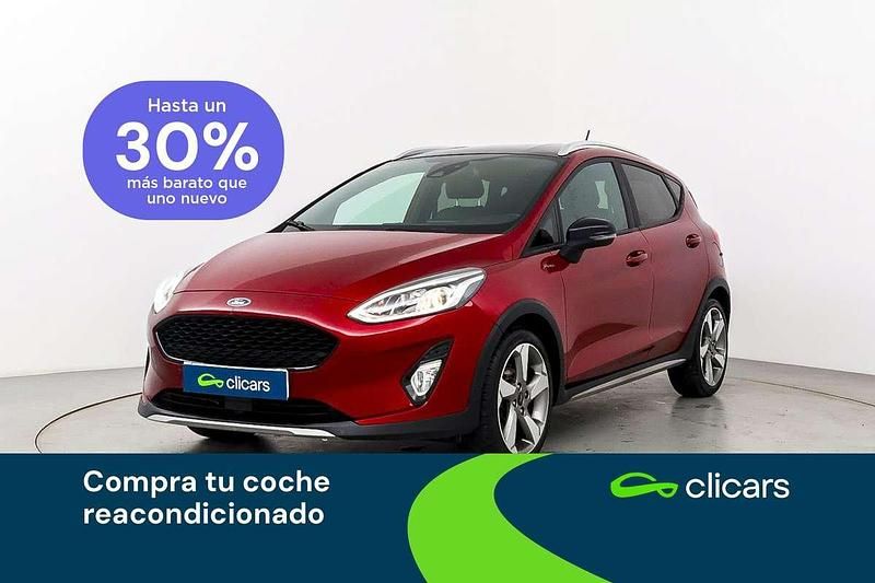 Rojo Usado 2018 Ford Fiesta Active Utilitario | 11.090 € (Precio justo) - Imagen 1/4