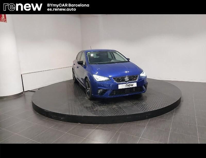 Usado Seat Ibiza FR 115 CV (84 kW) 2018 Azul Utilitario