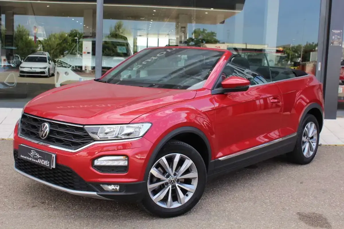 Usado VW T-Roc Cabriolet Style 150 CV (110 kW) 2021 Rojo Descapotable