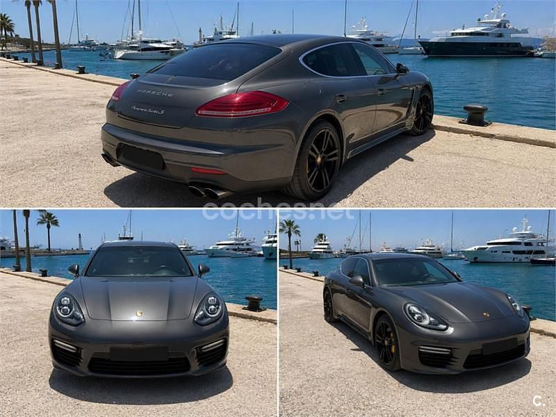 Usado Porsche Panamera Turbo S 550 CV (404 kW) 2014 Gris / plata Berlina