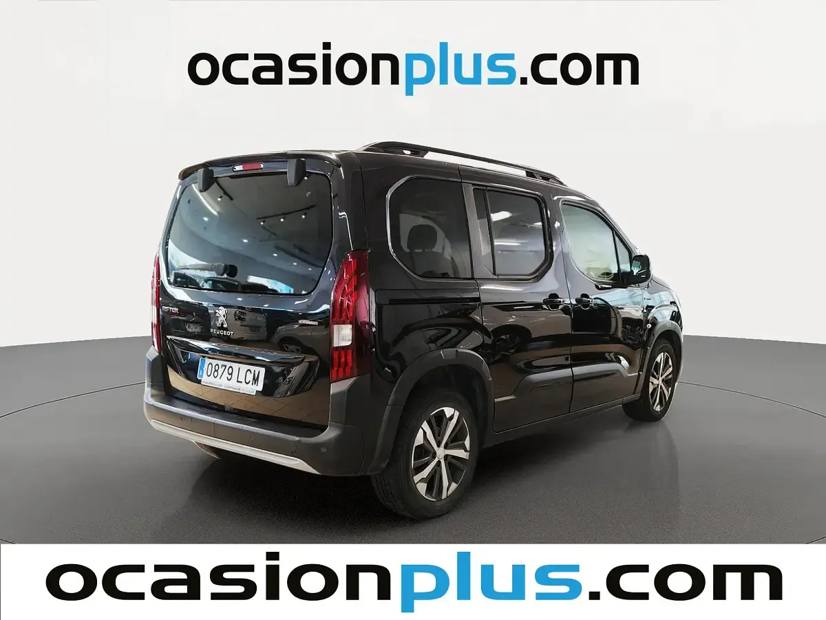 Usado Peugeot Rifter GT-line 131 CV (96 kW) 2019 Negro Monovolumen
