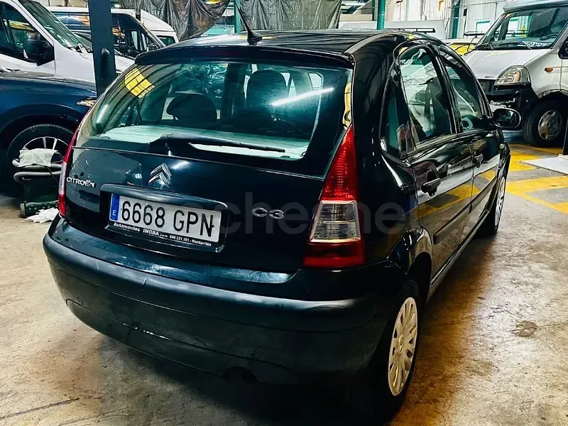 Usado Citroën C3 90 CV (66 kW) 2009 Negro Berlina