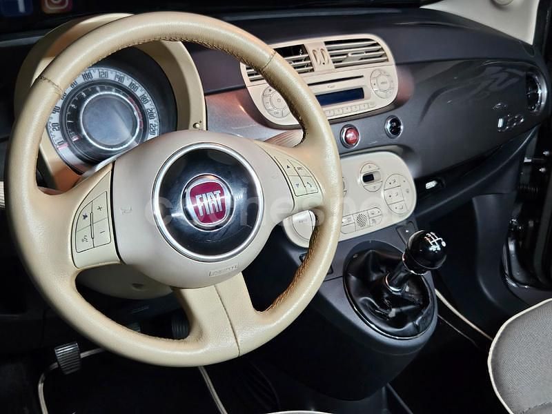 Usado Fiat 500 Lounge 69 CV (50 kW) 2015 Gris Berlina