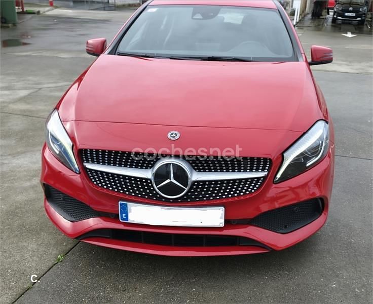 Usado Mercedes A220 AMG line 177 CV (130 kW) 2017 Rojo Berlina