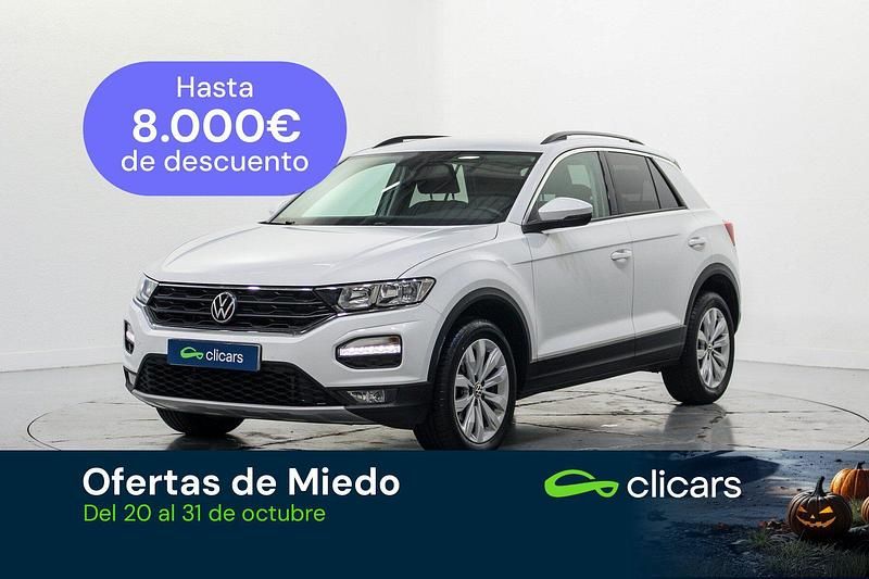 Blanco Usado 2021 VW T-Roc Advance SUV | 21.990 € (Buen precio) - Imagen 1/4