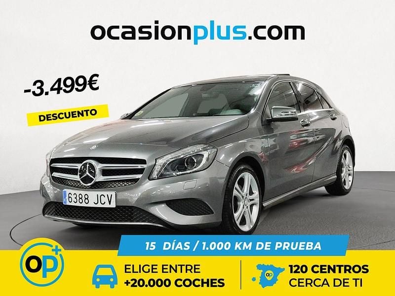 Gris Usado 2015 Mercedes A180 Style Utilitario | 14.991 € (Precio justo) - Imagen 1/4
