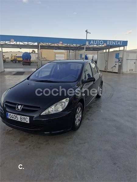 Usado Peugeot 307 110 CV (80 kW) 2002 Negro Berlina