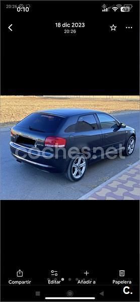 Brugt Audi A3 Ambition 140 HK (102 kW) 2009 Sort Hatchback
