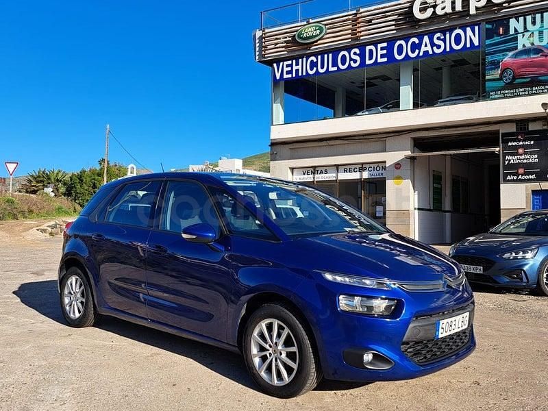 Usado Citroën C4 Picasso Feel 120 CV (88 kW) 2016 Azul Monovolumen