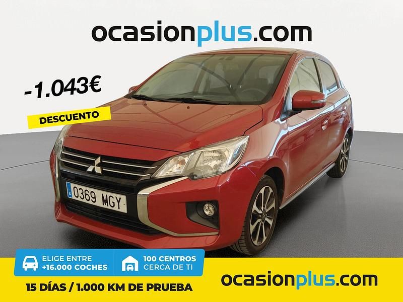 Rojo Usado 2023 Mitsubishi Space Star Berlina | 11.480 € (Precio justo) - Imagen 1/4