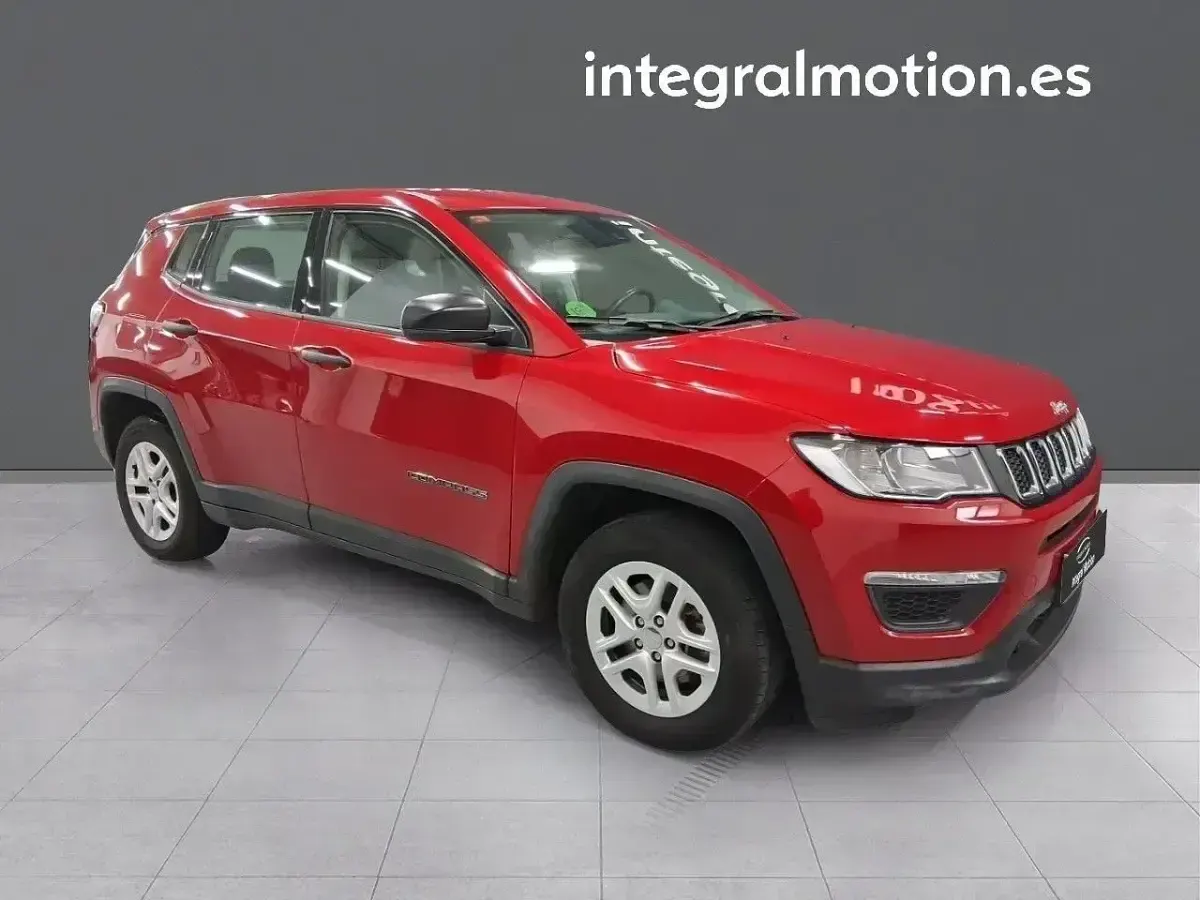 Brugt Jeep Compass Sport 140 HK (102 kW) 2019 Rød SUV