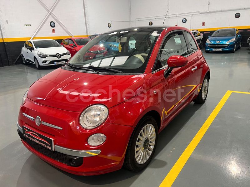 Usado Fiat 500 75 CV (55 kW) 2009 Rojo Berlina