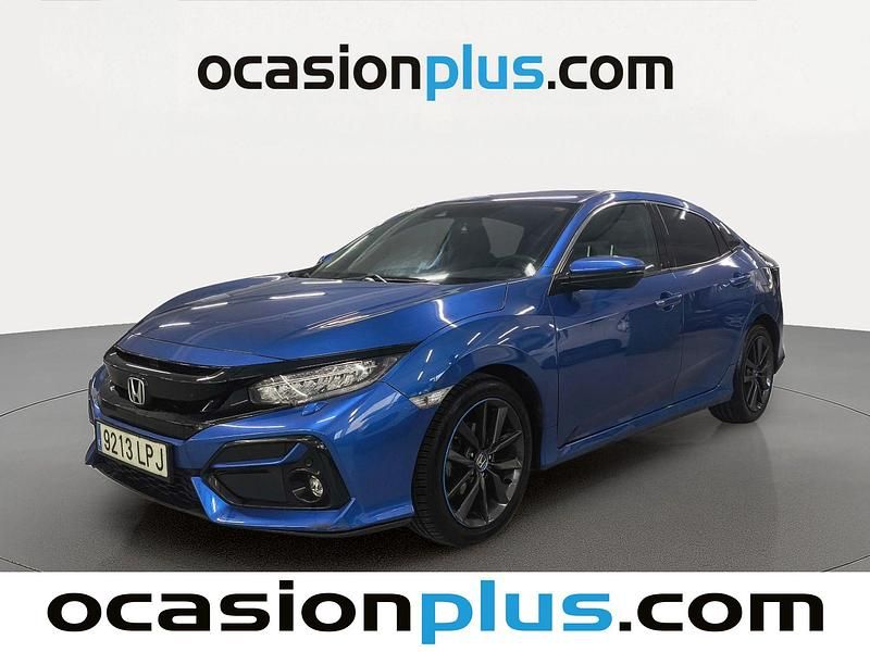Usado Honda Civic Elegance 126 CV (92 kW) 2021 Azul Utilitario