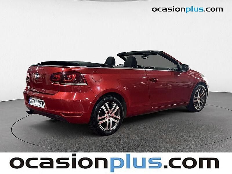 Usado VW Golf Cabriolet 105 CV (77 kW) 2012 Rojo Descapotable