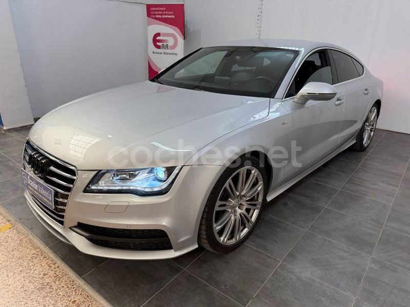 Gris / plata Usado 2014 Audi A7 Sportback S-Line Utilitario | 15.999 € (Buen precio) - Imagen 1/4