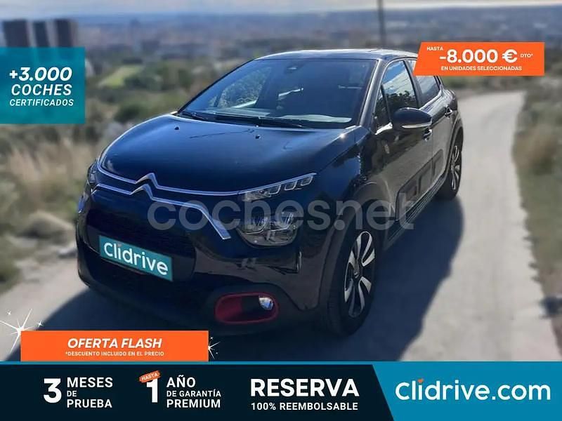 Negro Usado 2022 Citroën C3 Feel Berlina | 11.690 € (Buen precio) - Imagen 1/3