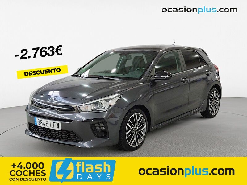 Gris Usado 2020 Kia Rio GT-Line Berlina | 14.850 € (Caro) - Imagen 1/4