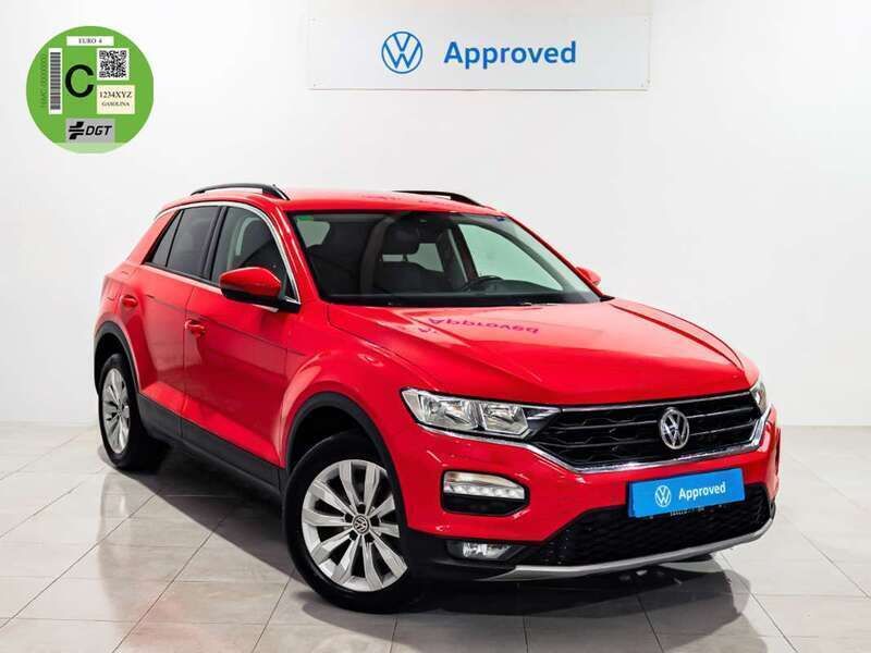 Rojo Usado 2019 VW T-Roc Advance SUV | 18.990 € (Precio justo) - Imagen 1/4