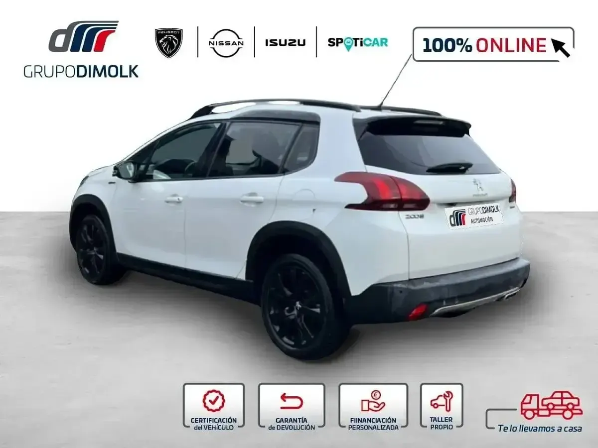 Usado Peugeot 2008 GT-line 130 CV (95 kW) 2018 Blanco SUV
