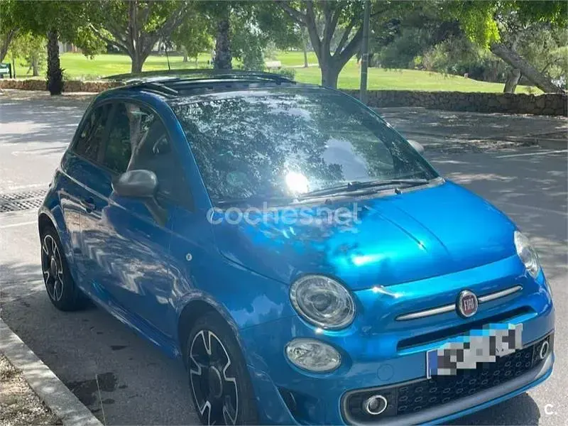 Usado Fiat 500S S 69 CV (50 kW) 2019 Azul Berlina