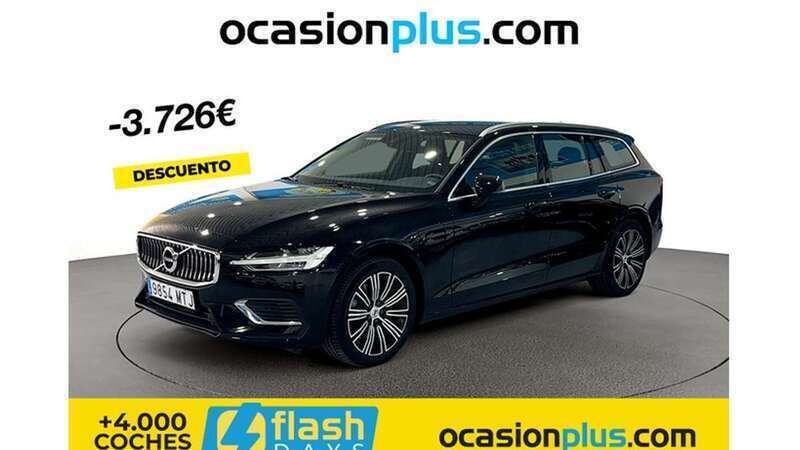 Negro Usado 2021 Volvo V60 Inscription Familiar | 35.910 € (Precio justo) - Imagen 1/4
