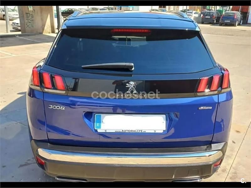 Azul Usado 2019 Peugeot 3008 GT-line SUV | 13.000 € (Precio justo) - Imagen 1/4