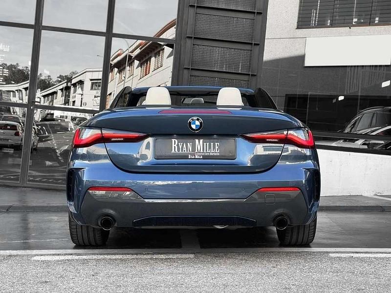Usado BMW 420 M Sport 184 CV (135 kW) 2022 Azul Descapotable