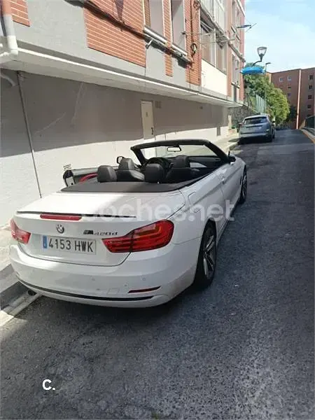 Usado BMW 420 Cabriolet Comfort Edition 184 CV (135 kW) 2014 Blanco Descapotable