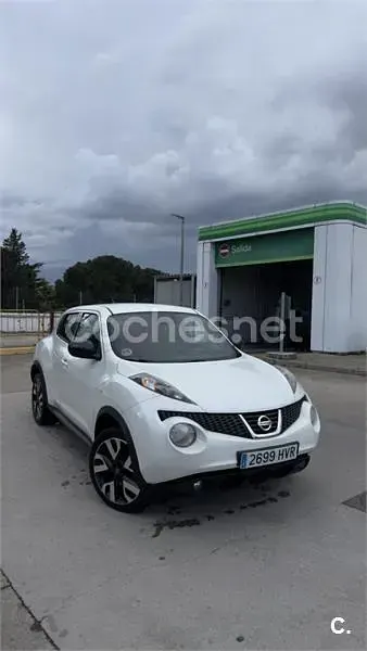 Usado Nissan Juke N-TEC 110 CV (80 kW) 2014 Blanco SUV