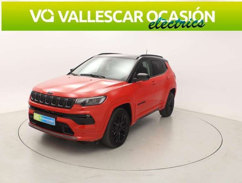 Rojo colorado+techo negro Usado 2022 Jeep Compass SUV | 31.900 € (Caro) - Imagen 1/4