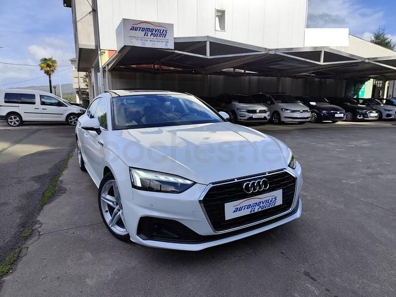 Usado Audi A5 Sportback 163 CV (119 kW) 2020 Blanco Utilitario