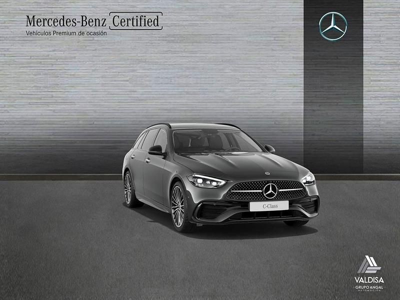 Usado Mercedes C220 AMG line 200 CV (147 kW) 2021 Gris Familiar