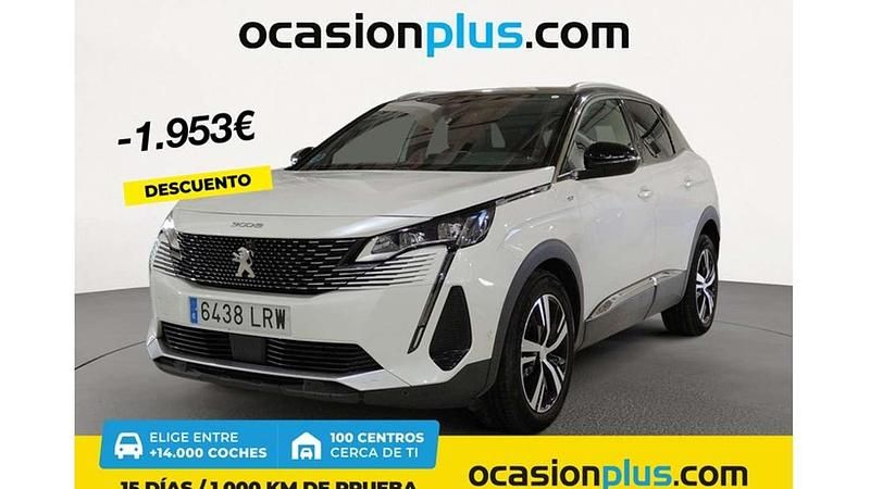 Blanco Usado 2021 Peugeot 3008 Style Monovolumen | 19.537 € (Buen precio) - Imagen 1/4