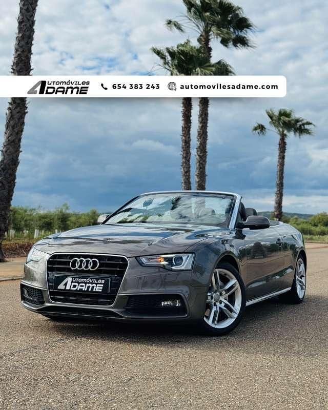 Gris Usado 2013 Audi A5 Cabriolet S-Line Descapotable | 18.500 € (Buen precio) - Imagen 1/4