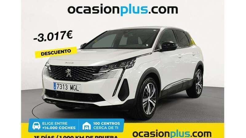 Blanco Usado 2023 Peugeot 3008 Allure Monovolumen | 16.819 € (Precio justo) - Imagen 1/4