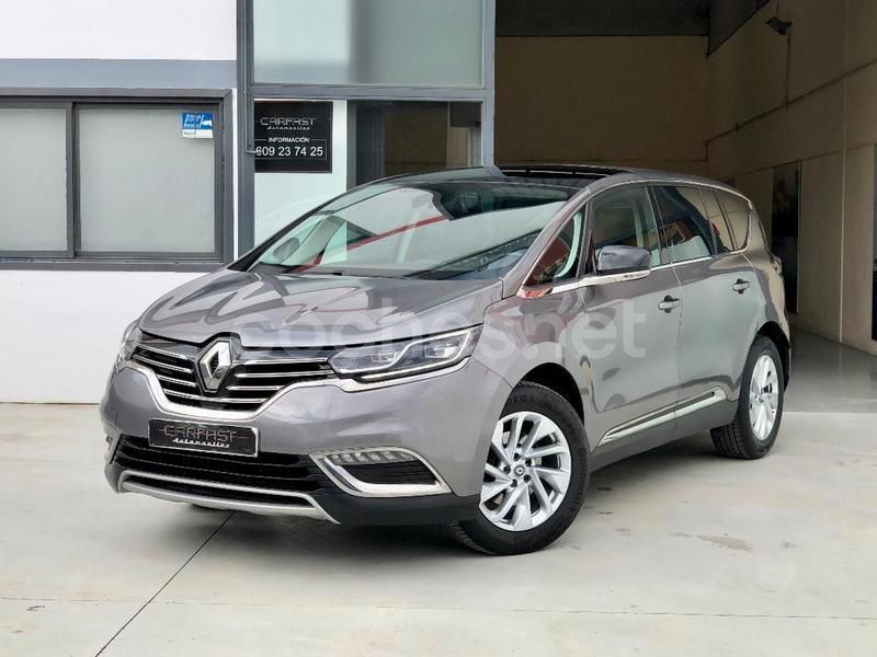 Gris / plata Usado 2017 Renault Espace Intens Monovolumen | 16.900 € (Buen precio) - Imagen 1/4