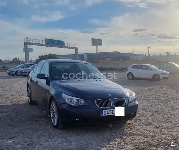 Azul Usado 2008 BMW 520 Sport Line Berlina | 8500 € (Precio justo) - Imagen 1/4
