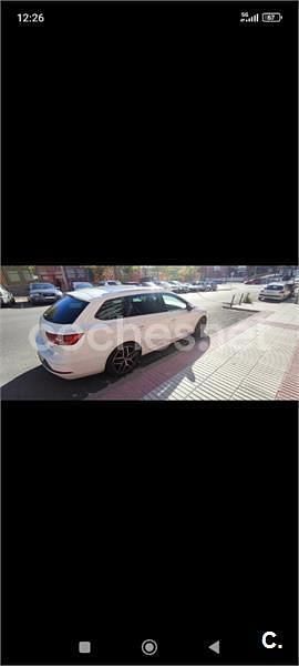 Blanco Usado 2017 Seat Leon FR Familiar | 13.500 € (Precio justo) - Imagen 1/4