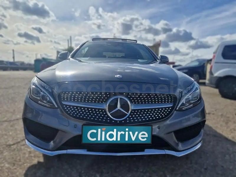 Usado Mercedes C300 AMG line 245 CV (180 kW) 2016 Gris / plata Coupe