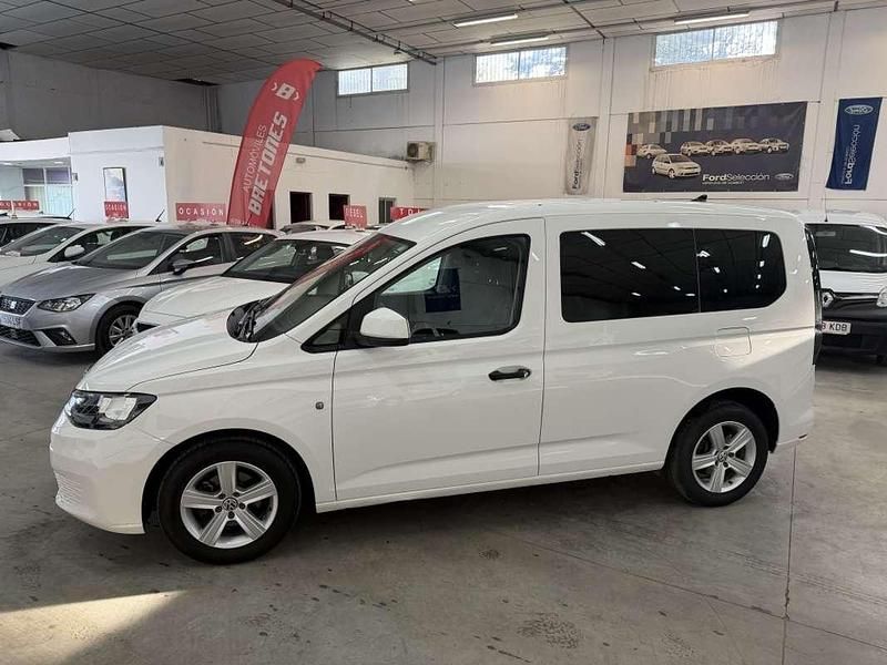 Usado VW Caddy Edition 102 CV (75 kW) 2021 Blanco Monovolumen
