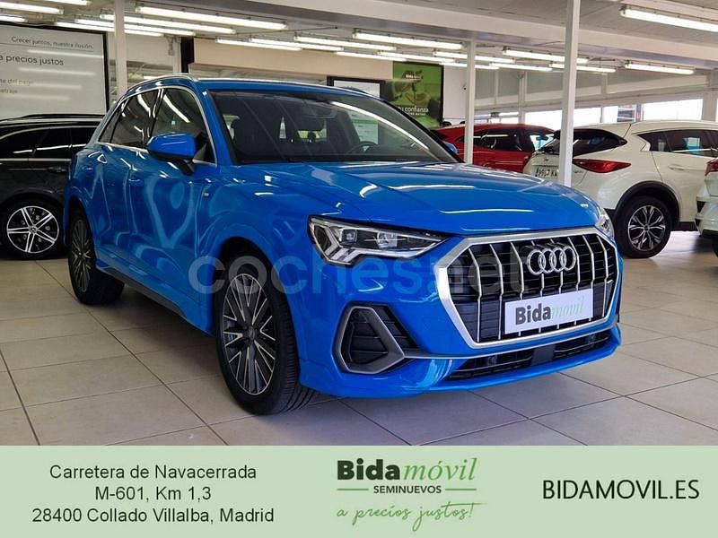 Azul Usado 2020 Audi Q3 S-Line SUV | 30.900 € (Precio justo) - Imagen 1/4