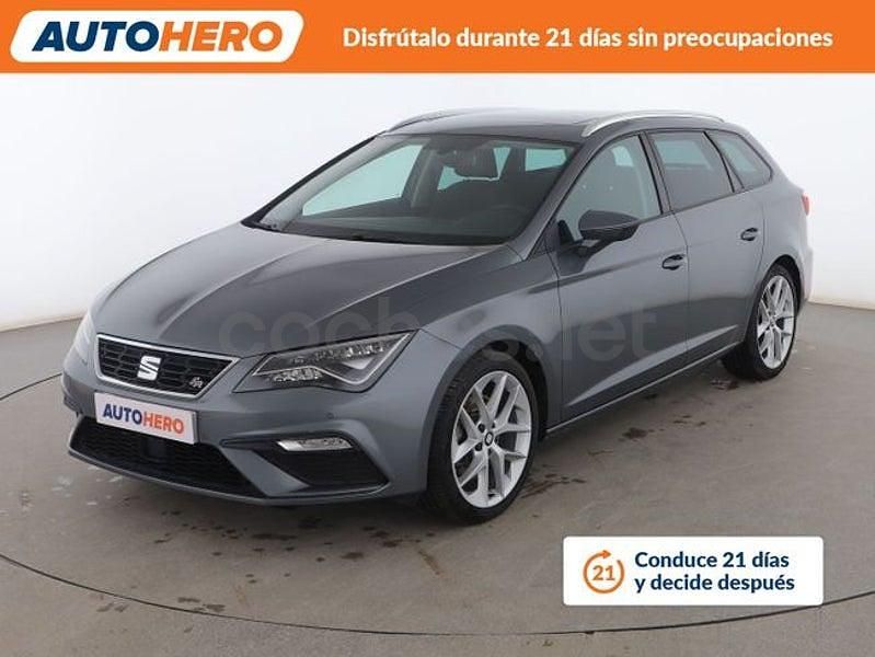Usado Seat Leon FR 185 CV (136 kW) 2017 Gris Familiar