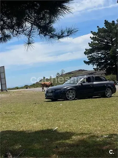 Usado Audi A4 S-Line 143 CV (105 kW) 2009 Negro Berlina