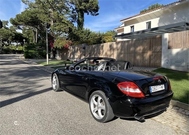 Usado Mercedes SLK200 163 CV (119 kW) 2004 Negro Descapotable