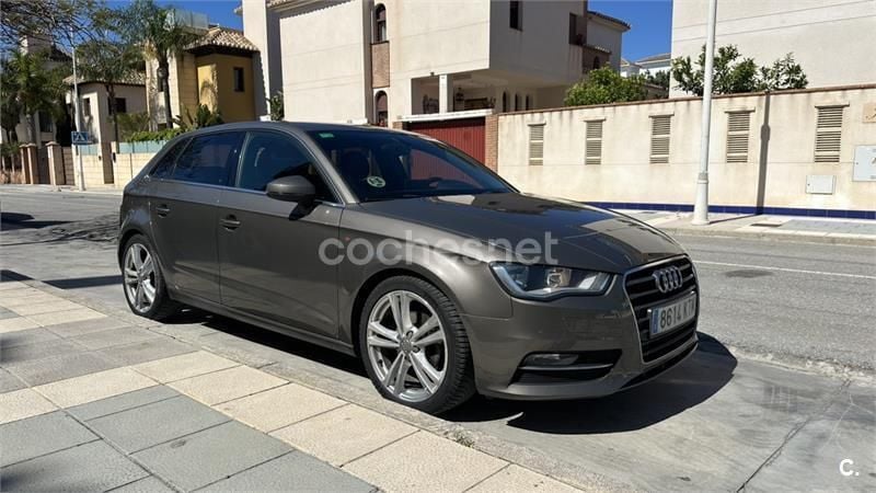 Marrón Usado 2016 Audi A3 Sportback S-Line Berlina | 12.500 € (Buen precio) - Imagen 1/4