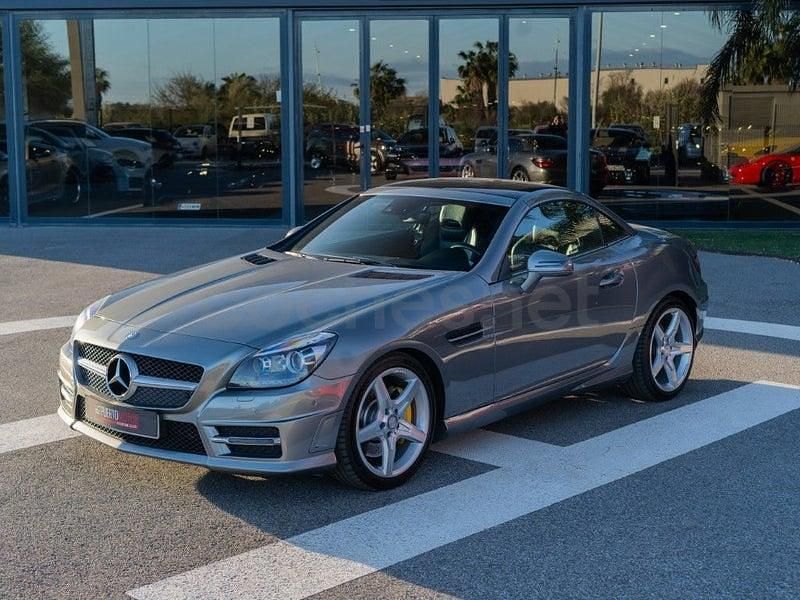 Usado Mercedes SLK350 306 CV (225 kW) 2013 Gris / plata Descapotable