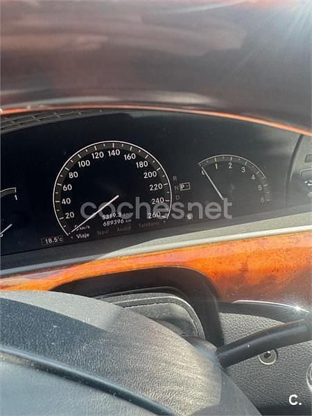 Usado Mercedes S320 204 CV (150 kW) 2006 Negro Berlina